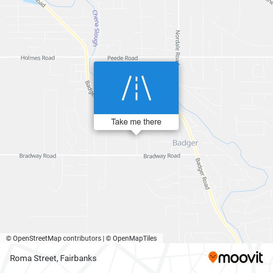 Mapa de Roma Street