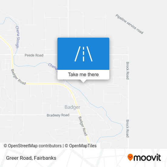 Mapa de Greer Road