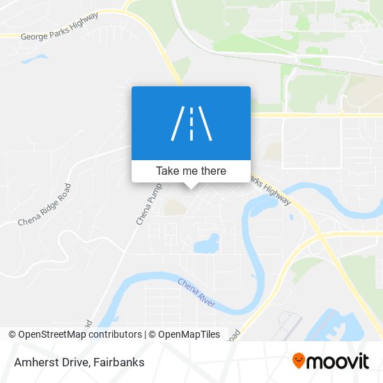 Mapa de Amherst Drive