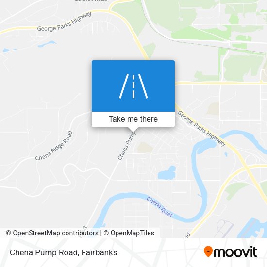 Mapa de Chena Pump Road