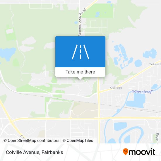 Mapa de Colville Avenue