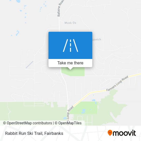 Mapa de Rabbit Run Ski Trail