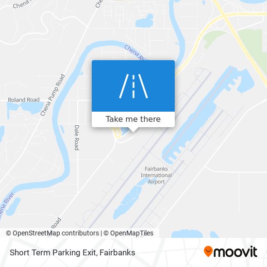 Short Term Parking Exit map