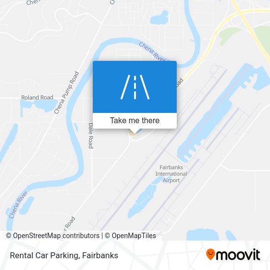 Rental Car Parking map