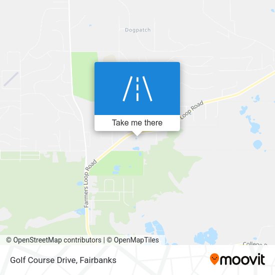 Mapa de Golf Course Drive