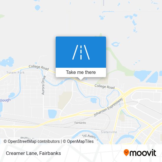 Mapa de Creamer Lane