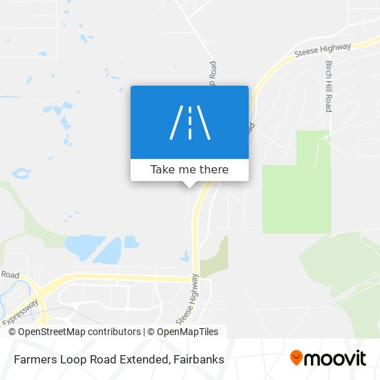 Mapa de Farmers Loop Road Extended