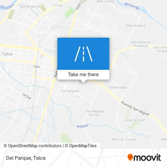 Del Parque map