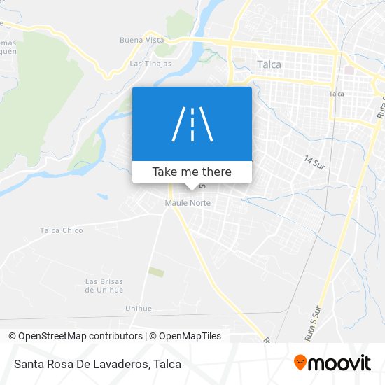 Mapa de Santa Rosa De Lavaderos