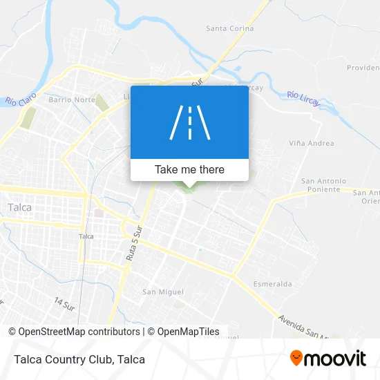 Talca Country Club map