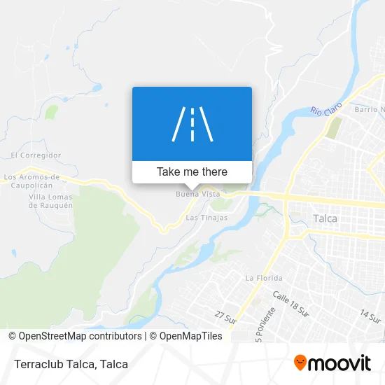 Terraclub Talca map