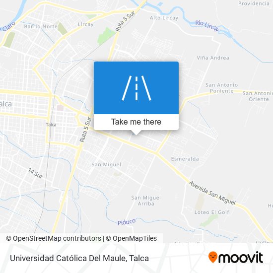 Universidad Católica Del Maule map