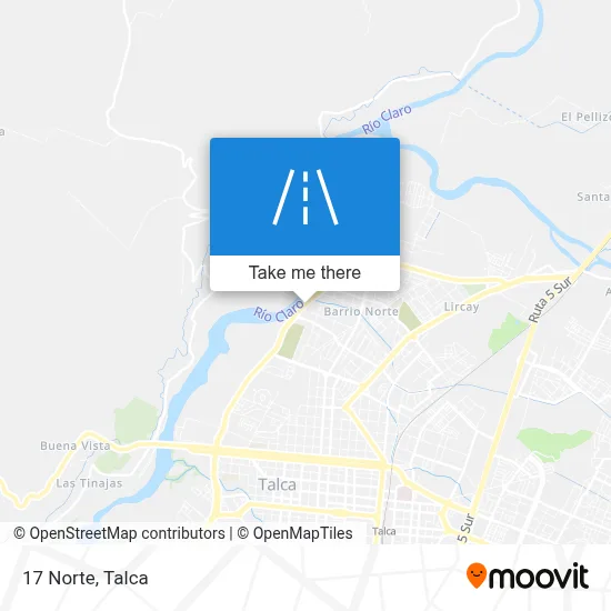 17 Norte map