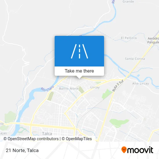 21 Norte map