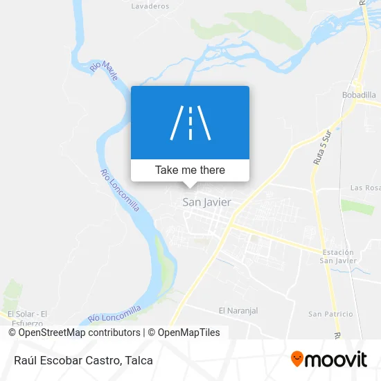 Raúl Escobar Castro map