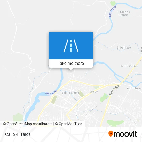 Calle 4 map