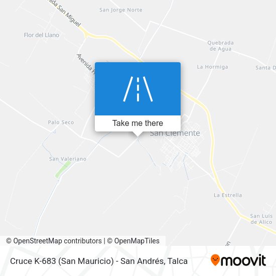 Cruce K-683 (San Mauricio) - San Andrés map