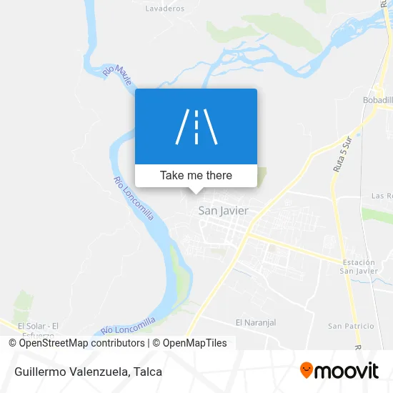Guillermo Valenzuela map