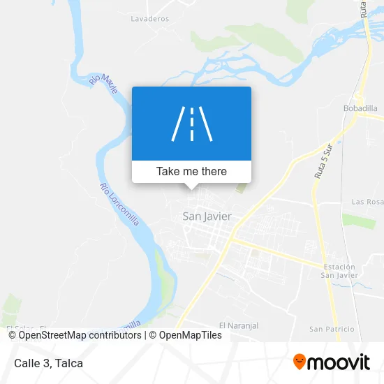 Calle 3 map