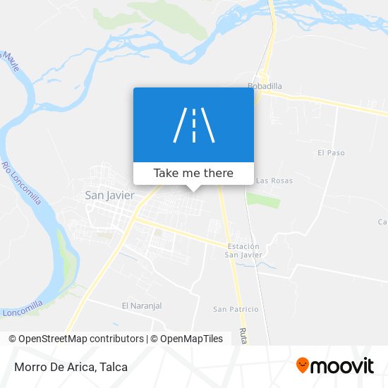 Morro De Arica map