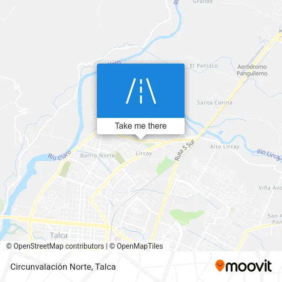 Mapa de Circunvalación Norte