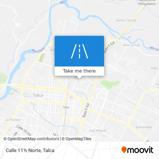 Calle 11½ Norte map