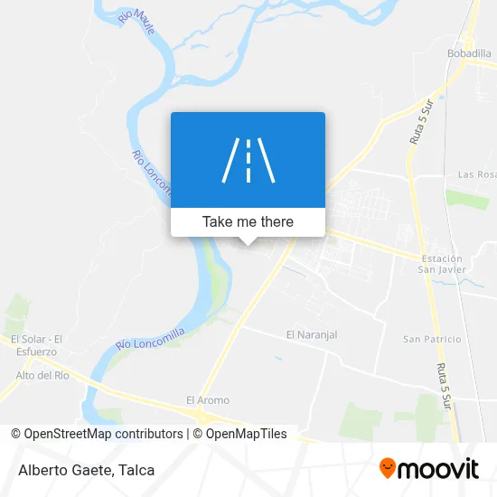 Alberto Gaete map