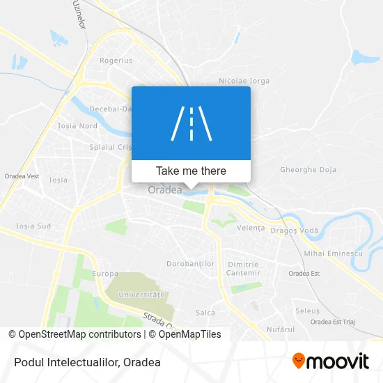 Podul Intelectualilor map