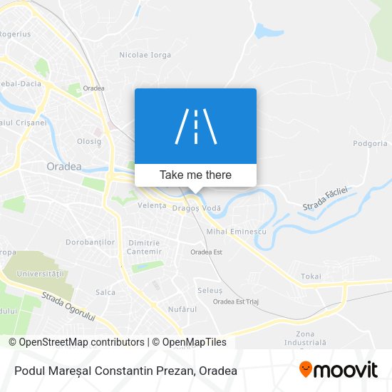 Podul Mareșal Constantin Prezan map