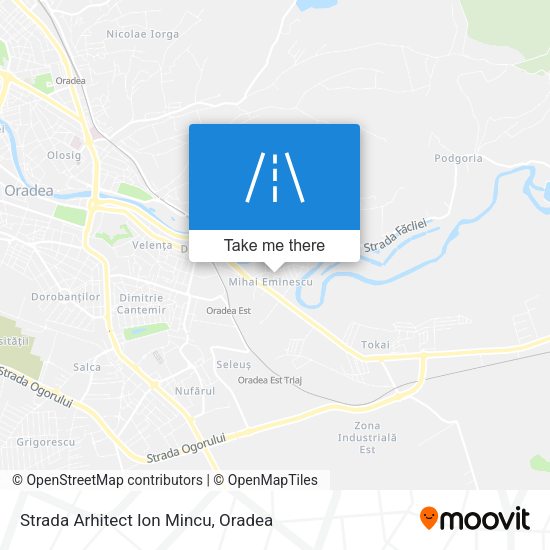 Strada Arhitect Ion Mincu map