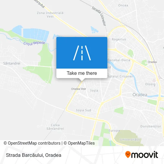 Strada Barcăului map