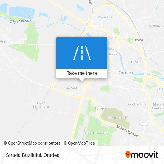 Strada Buzăului map
