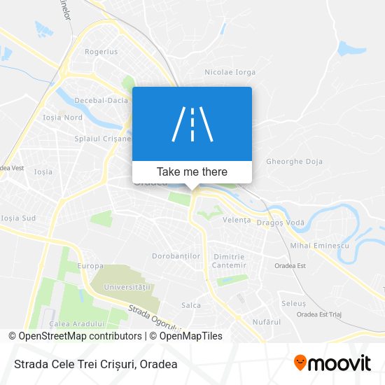 Strada Cele Trei Crișuri map