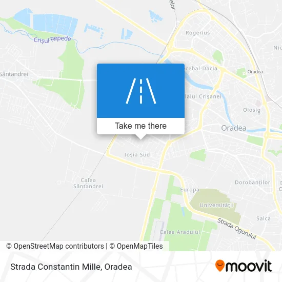 Strada Constantin Mille map