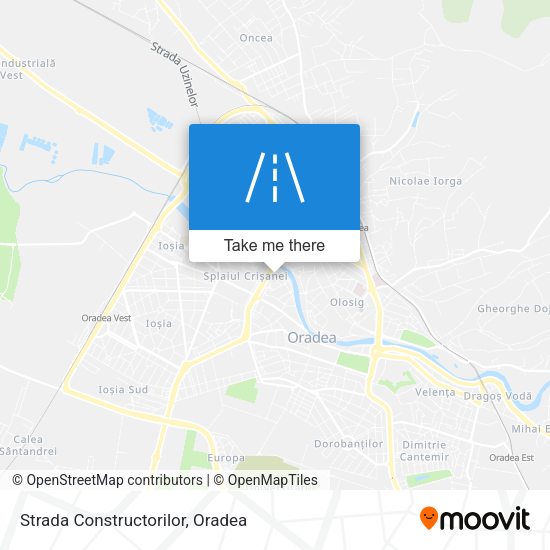 Strada Constructorilor map