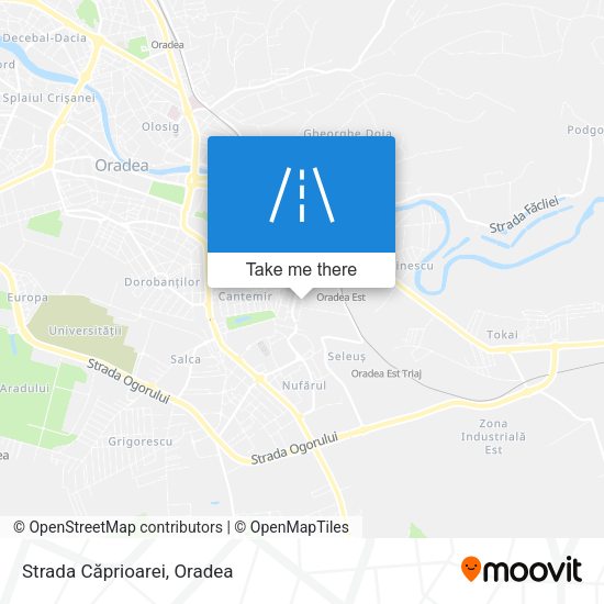 Strada Căprioarei map