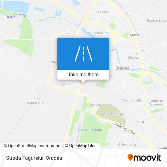 Strada Fagurelui map