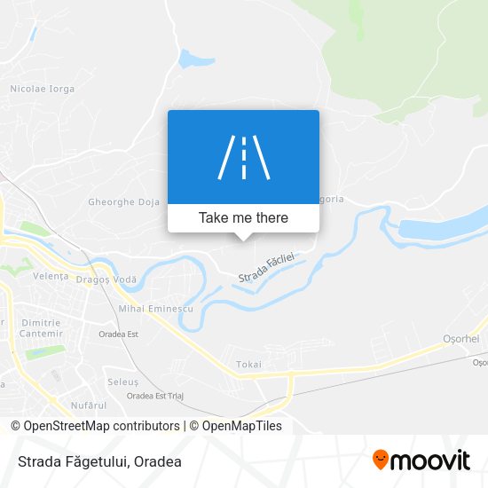 Strada Făgetului map
