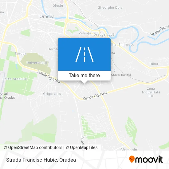 Strada Francisc Hubic map