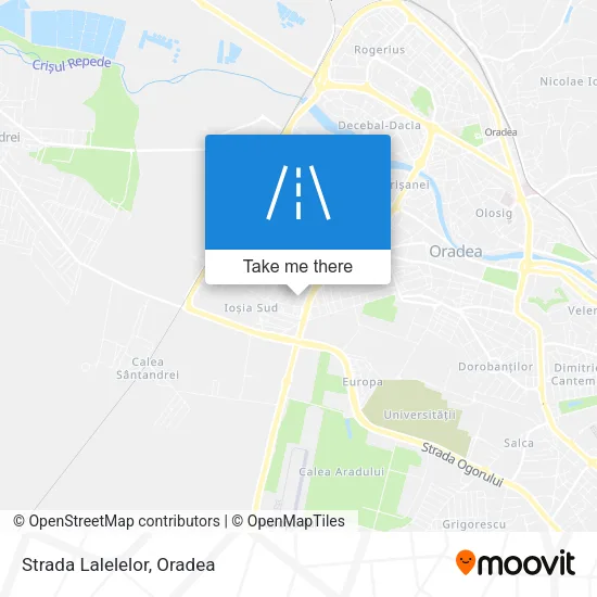 Strada Lalelelor map