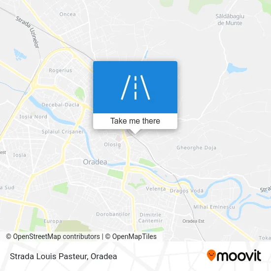Strada Louis Pasteur map