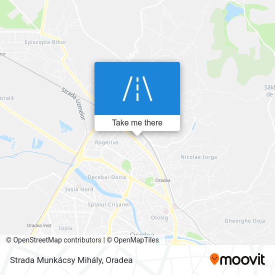 Strada Munkácsy Mihály map