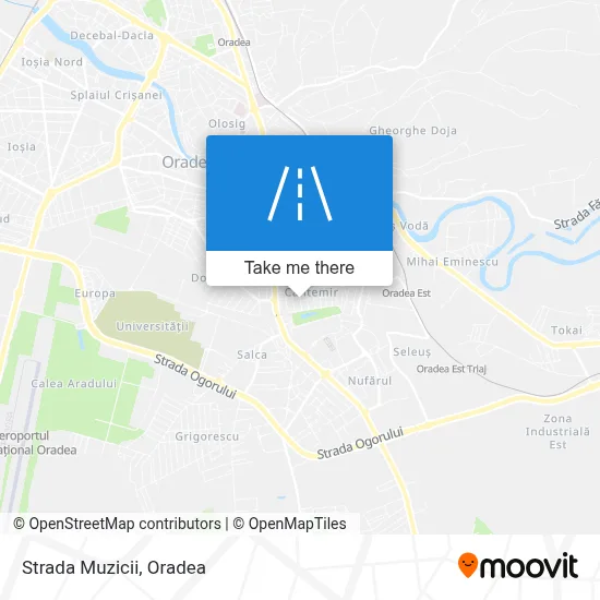 Strada Muzicii map