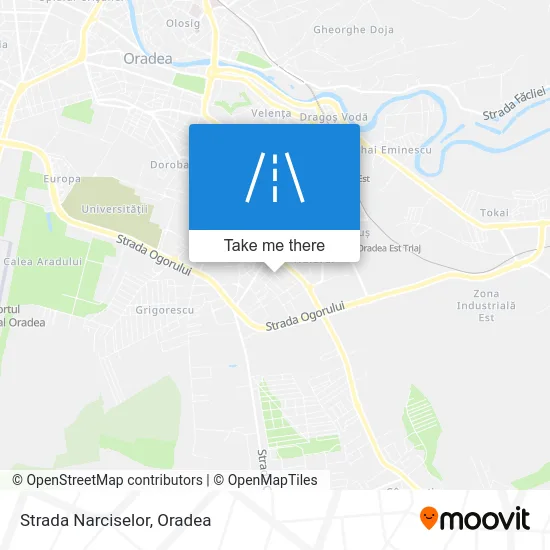 Strada Narciselor map