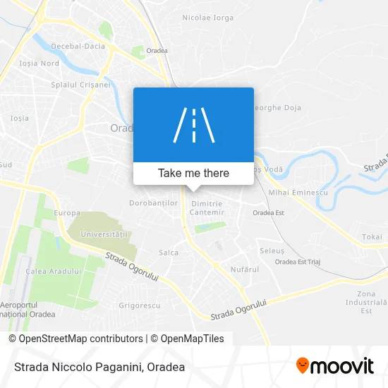 Strada Niccolo Paganini map