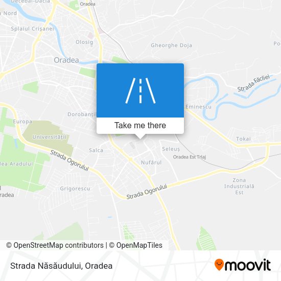 Strada Năsăudului map