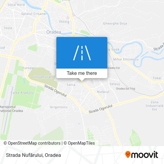 Strada Nufărului map