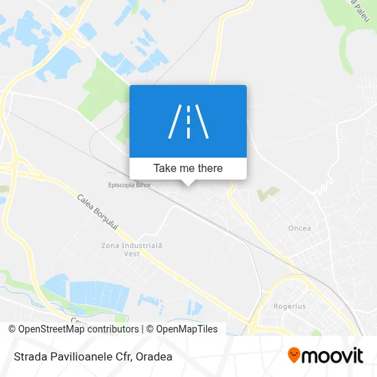 Strada Pavilioanele Cfr map