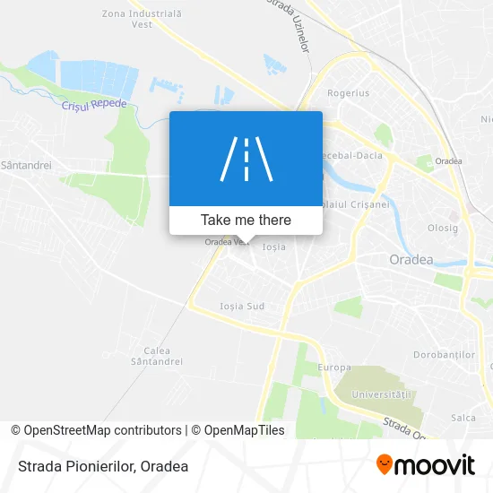 Strada Pionierilor map
