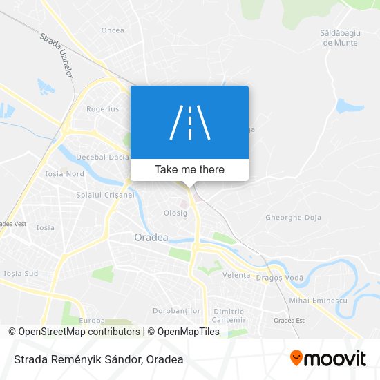 Strada Reményik Sándor map
